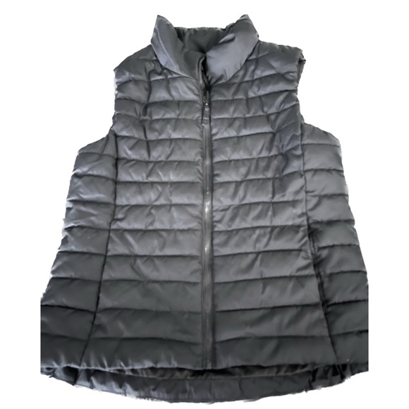 Tween 14-16 Black/Red Buffalo Plaid Flannel w/ Black Puffer Vest Set - Picture 2 of 5